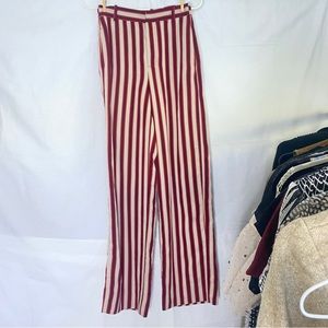 Zara Wide Leg Striped Trousers